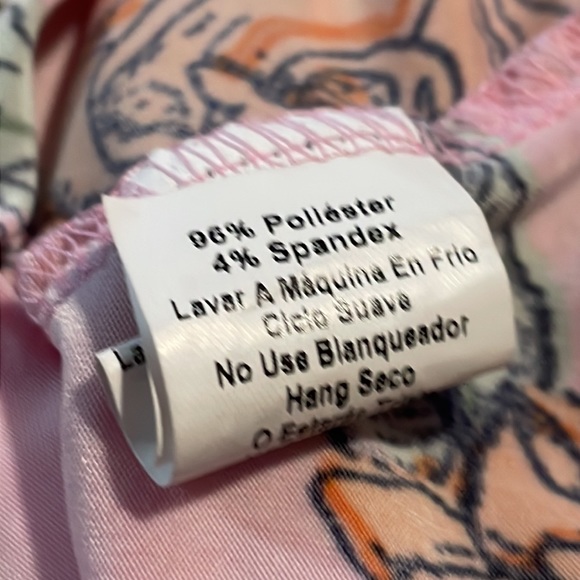 LulaRoe Pink Floral Skirt - Picture 6 of 8